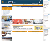 Tablet Screenshot of buscagym.com